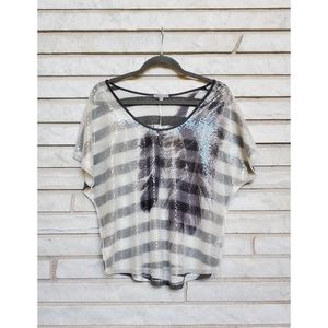 Charlotte Russe Dolman Short Sleeve Shirt